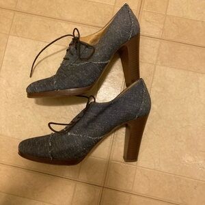 J Crew Denim Style Heels Size 7.5